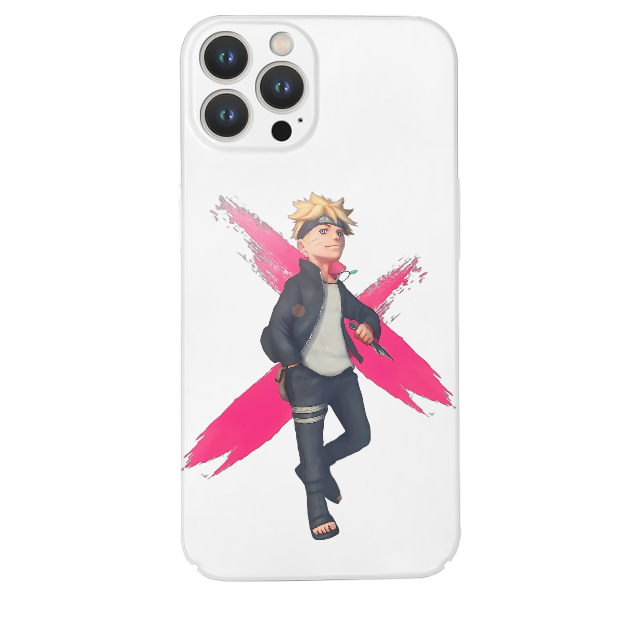 （画像用） NARUTO -ナルト- うずまき ボルト Uzumaki Boruto 【iPhone 14シリーズ対応】ハードケース